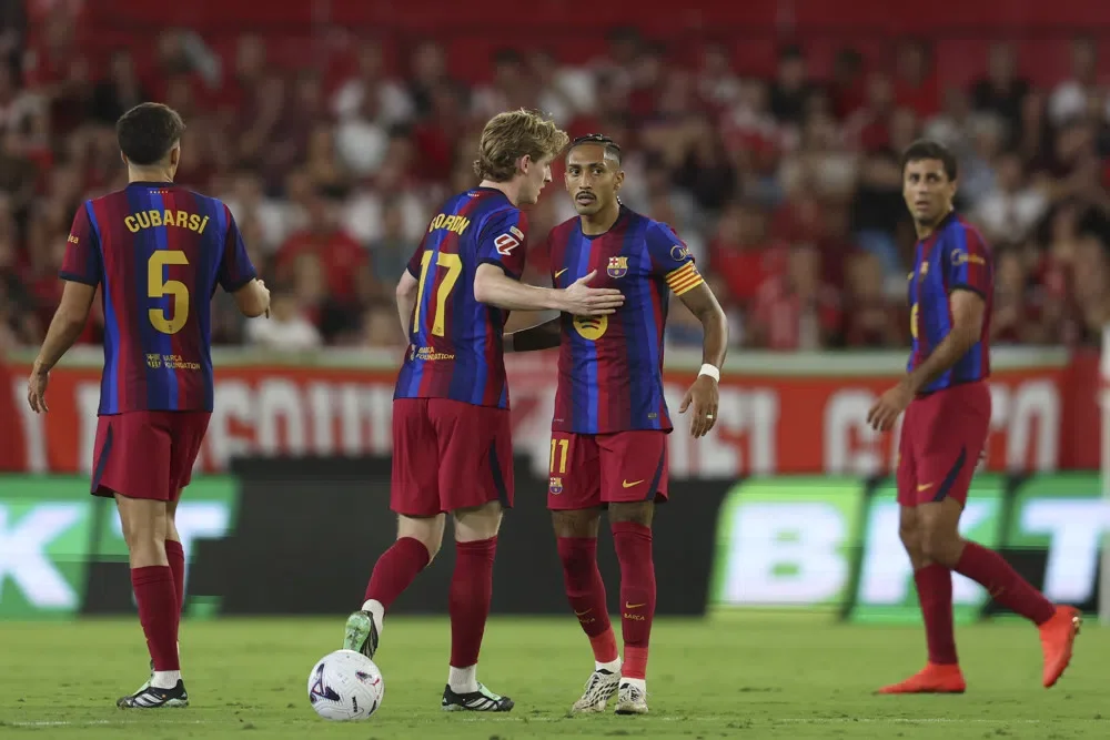 Raphinha’s Hat Trick Propels Barcelona Past Sevilla, Strengthens Title Bid