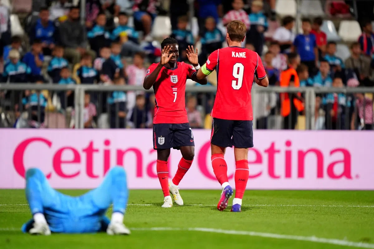 England Overwhelms Croatia in Youth-Filled Match
