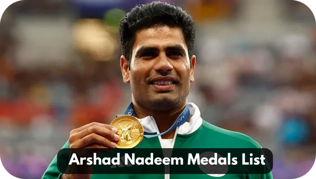 Arshad Nadeem Olympics gold medal-winning javelin throw at Paris 2024